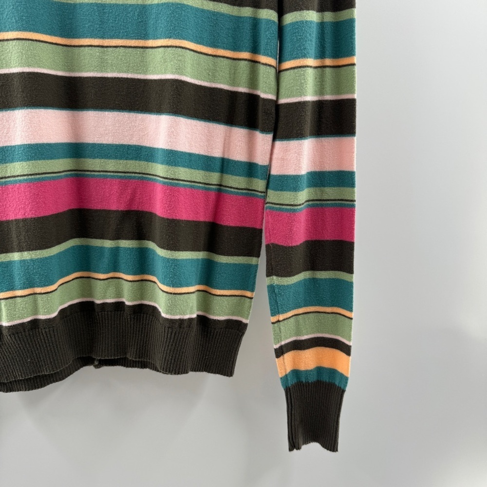 Cherokee Multi-Stripe Button-Up Sweater Size Small NWT - Picture 7 of 7